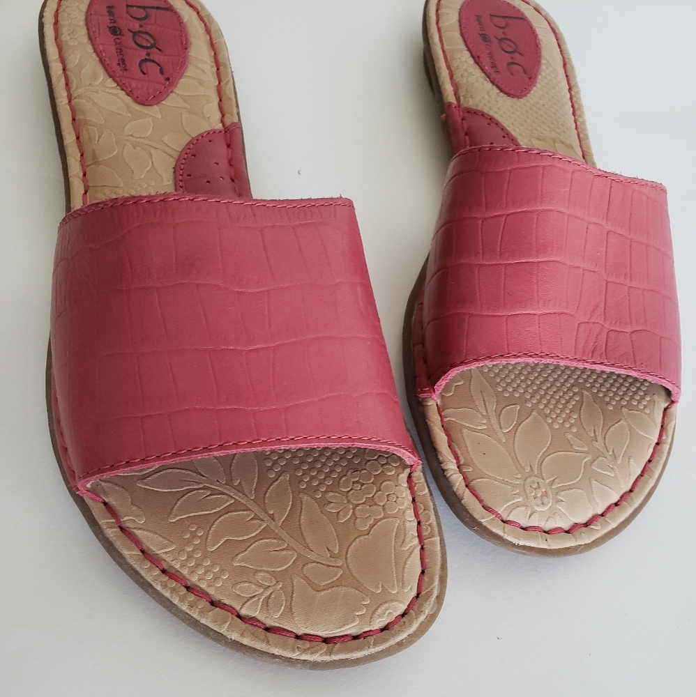 COPY - BOC Born Concept Casual Slide Women's Red Size 10 Sandals NWOT